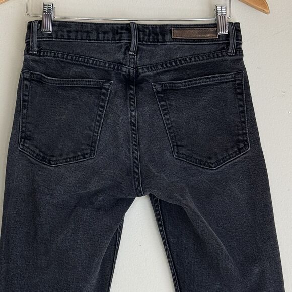 GRLFRND Tatum Mid-Rise Micro Boot Jeans Women Sz. 25 All Night Long Button Fly - Picture 10 of 16